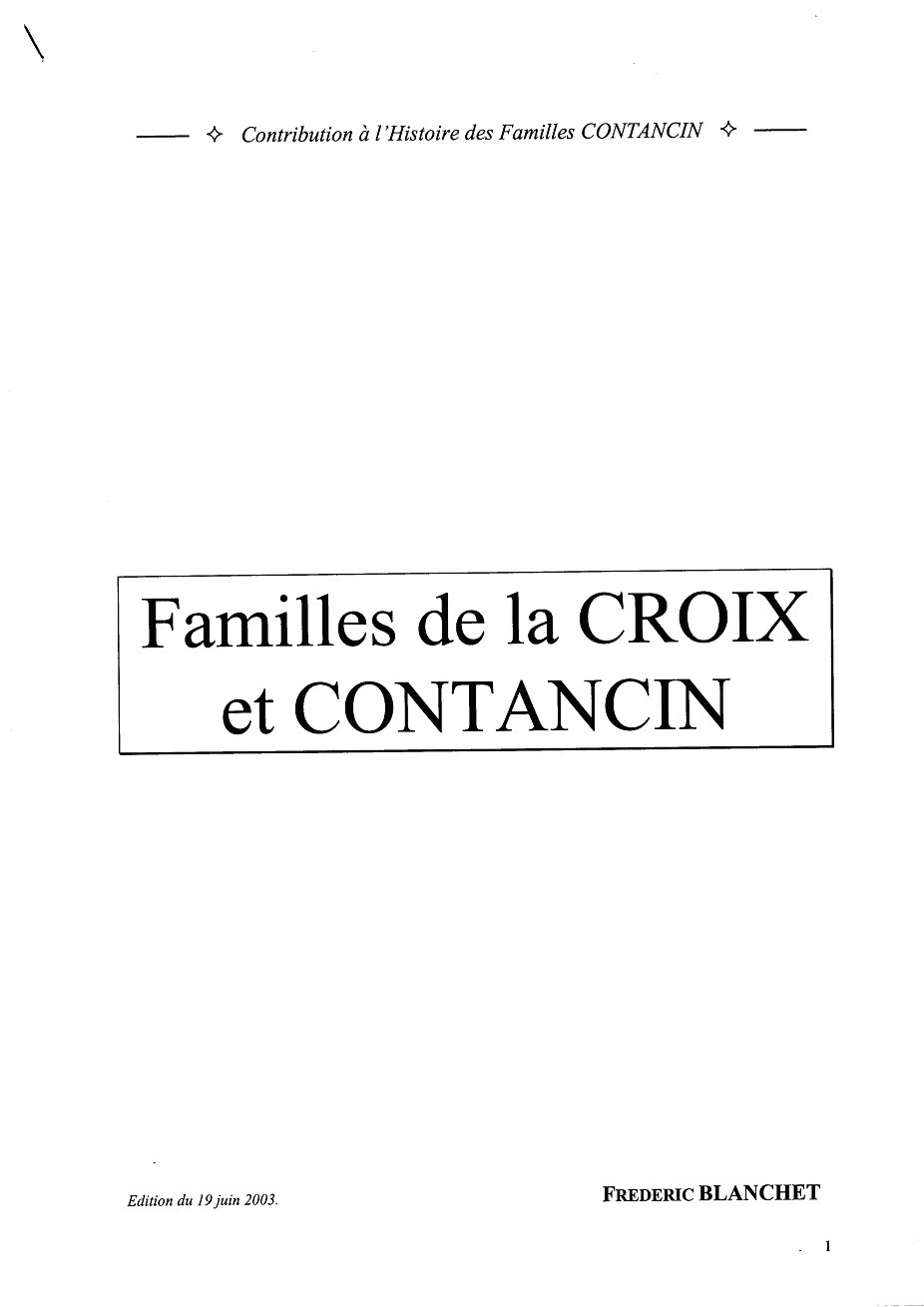 1785 - Testament de David François de la Croix