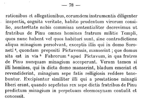 Archives Historiques du Poitou Tome XLIV - 1923 - Documents concernant la ville de Poitiers 1063-1327 - page 78