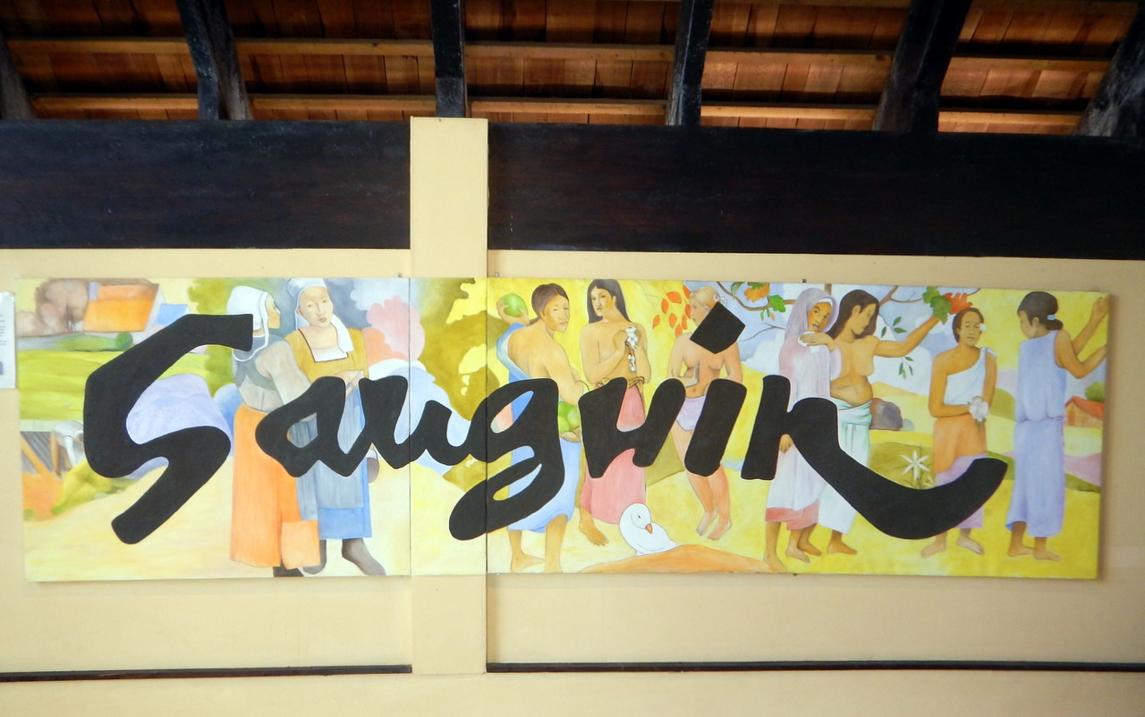 Auch durften natürlich die Besuche, auch für Sandra war es das erste Mal, der Museen von Paul Gauguin... 