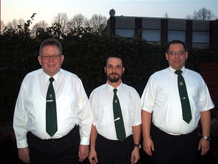 König Neustadt Kompanie 2012 König Jens Kuckuk Ritter Horst Jennen & Mark Standfuß