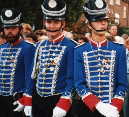 Jungkönig Volker Mandelartz - Ritter Harald Rütten & Rainer Jennissen