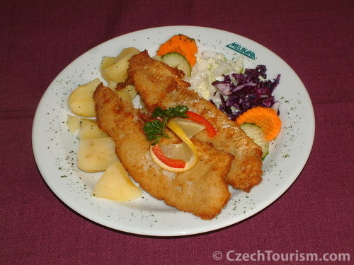 Schnitzel mit Kartoffeln