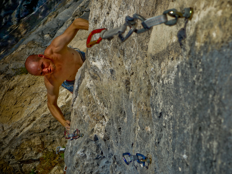 Climber: Stefan Joller / Photo: Dani Perret / Location: Pilatus, Switzerland