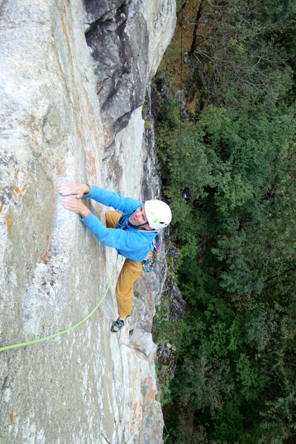 Climber: Stefan / Photo: Wält / Location: Ticino, Switzerland