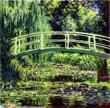 Claude Monet, El estanque de los nenúfares, armonía verde. Óleo sobre lienzo, 89,5 x 100 cm. Musée d'Orsay, París. 1899