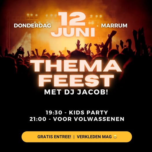 Themafeest met DJ Jacob!