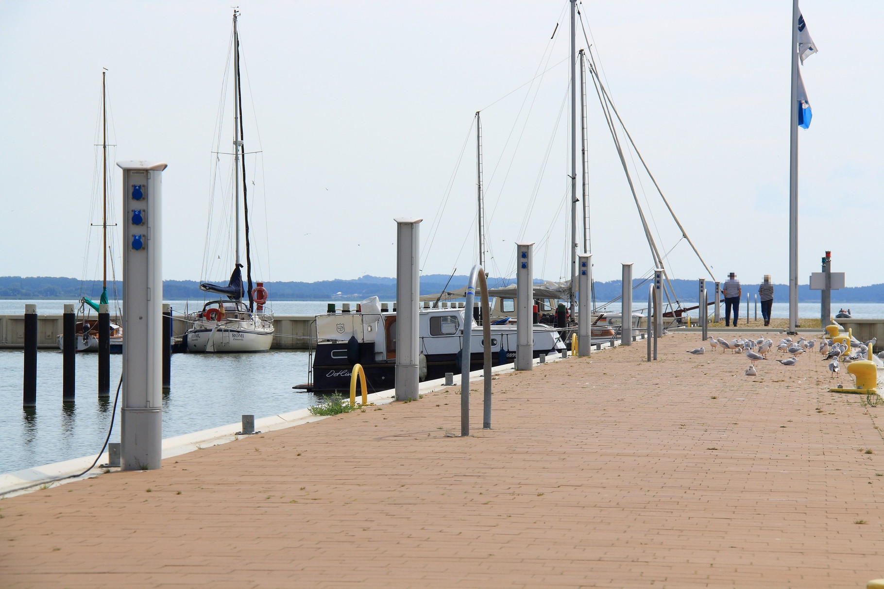 Ostseebad Zinnowitz, Energieversorgungssäulen Wasserwanderrastplatz