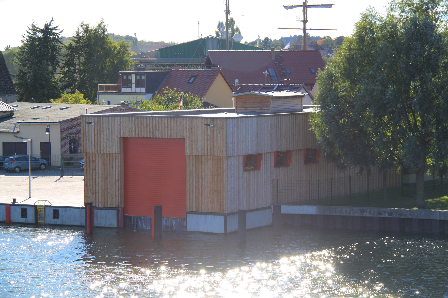 Wolgast, Bootshaus Wasserschutzpolizei