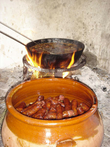 Bodegón de matanza.