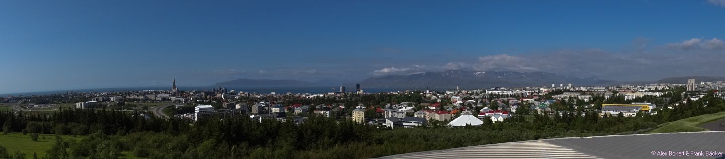 Polarkreis 2016, Reykjavik, Aussicht von Perlan