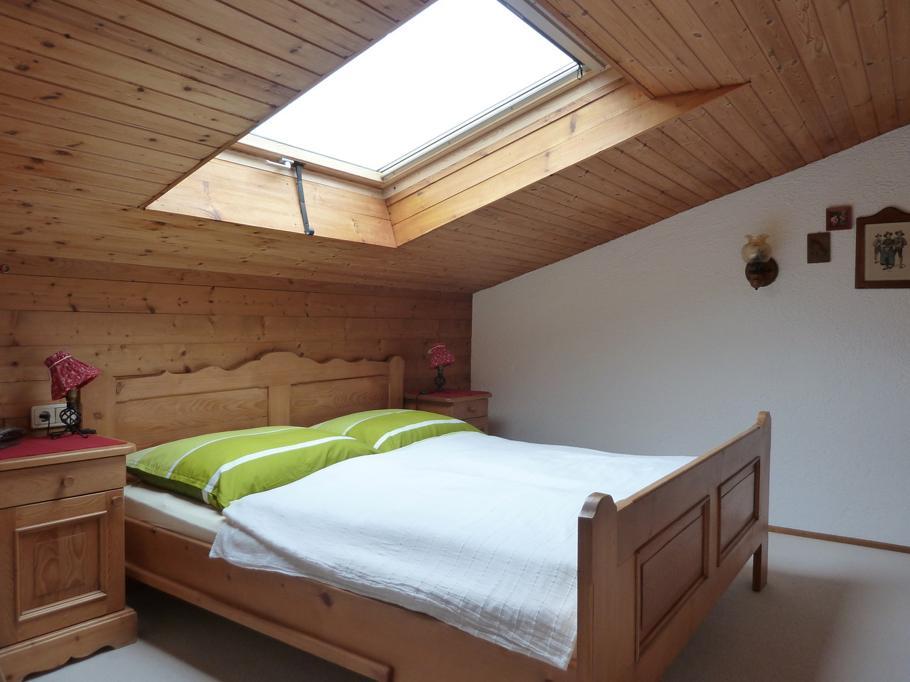 Sterndl-Guckn vom Bett aus ...