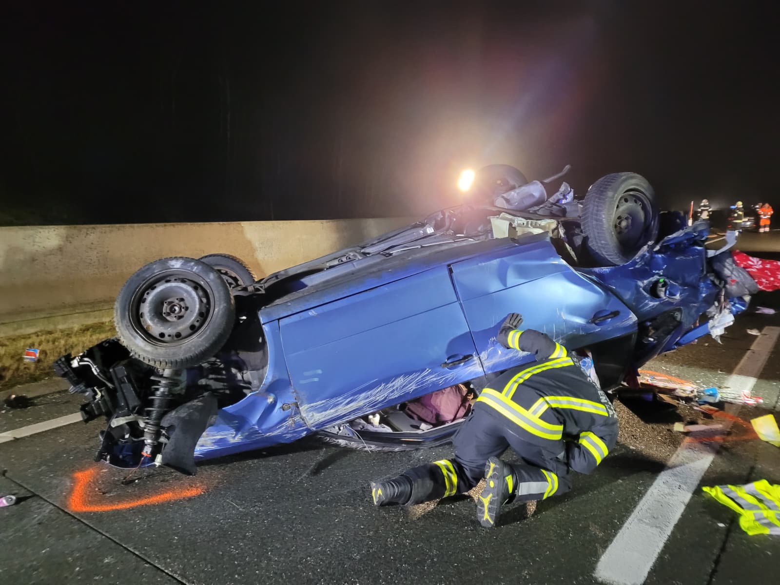 Schwerer Verkehrsunfall A1 Westautobahn