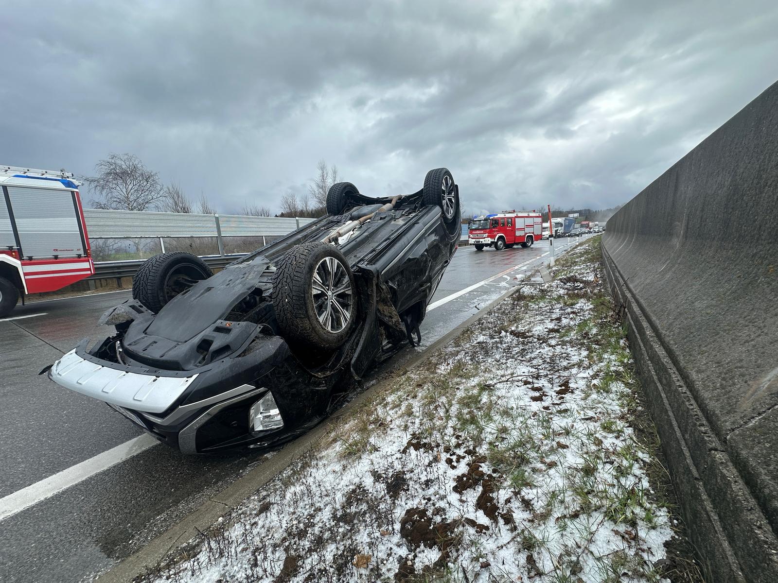 Verkehrsunfall A1 Richtung Wien