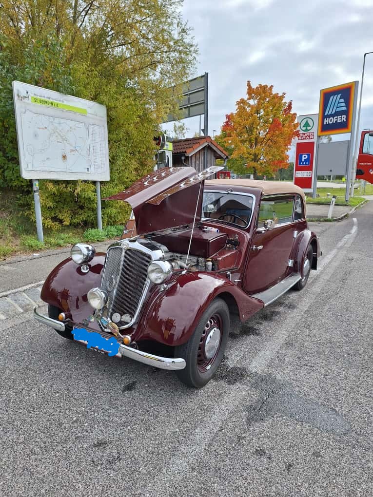 Fahrzeugbrand A1 Fahrtrichtung Salzburg