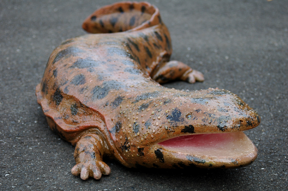 発泡スチロール製　オオサンショウウオ