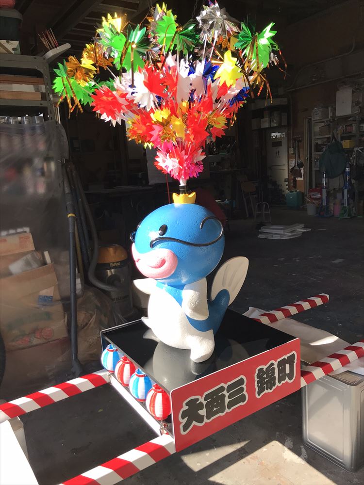 発泡スチロール製　こども神輿