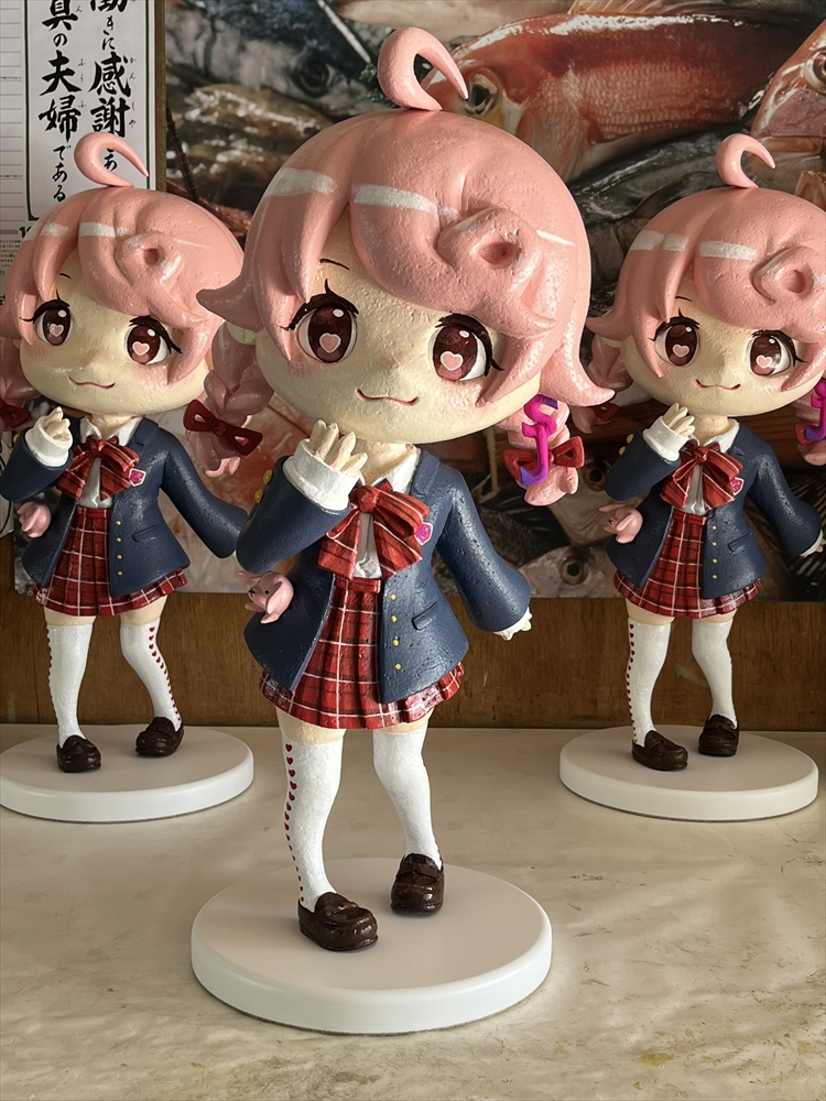 発泡スチロール造形『キャラクターオブジェ』