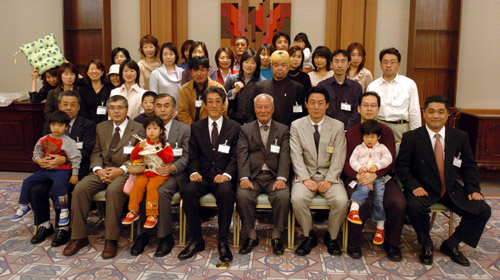 ６回生と恩師。