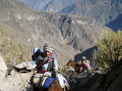 In den Anden unterwegs.