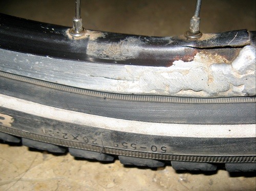 Geschweißte Felge hat 3 Jahre über 30.000 km gehalten