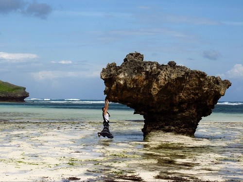 Erholung an der Küste kurz vor Überfall 