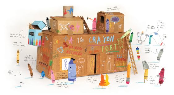 Oliver Jeffers: The day the crayons came home