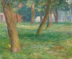 Emile Claus: studie voor Mijn appeloogst