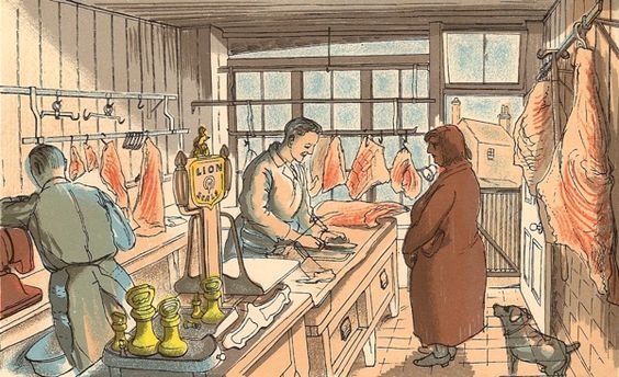 Edward Bawden: The butcher