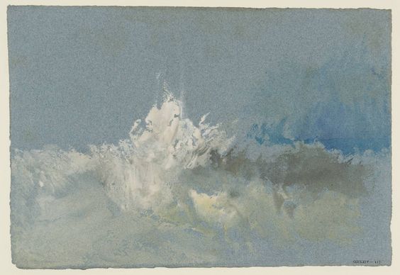 William Turner: breaking wave