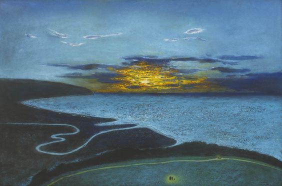 Richard Cartwright: Poets walk at sunset