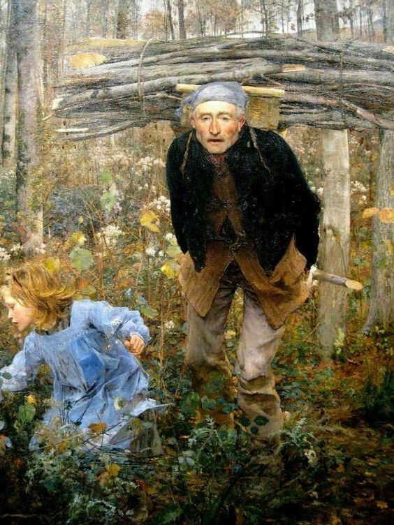 Jules Bastien-Lepage: Wood gatherer