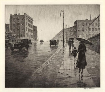 Martin Lewis: Rainy day, Queens