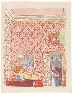 Edouard Vuillard, het roze behang