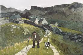 Kyffin Williams: The road to the cottages