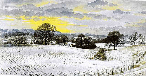 Stanley Roy Badmin: winter landscape