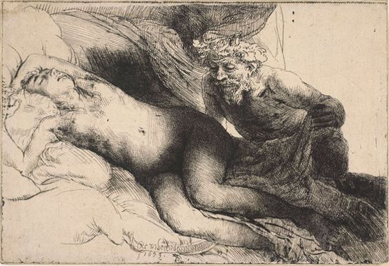 Rembrandt van Rijn: Jupiter en Antiope