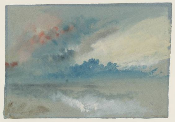 William Turner: study of clouds