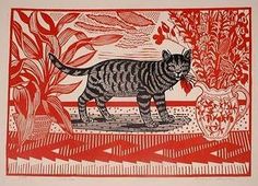 Edward Bawden: The red cat