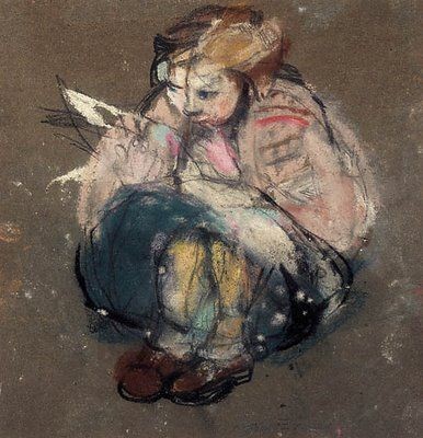 Joan Eardley: Girl reading