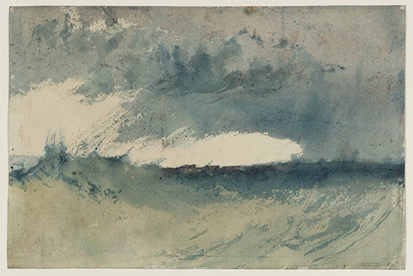 William Turner: study of the sea