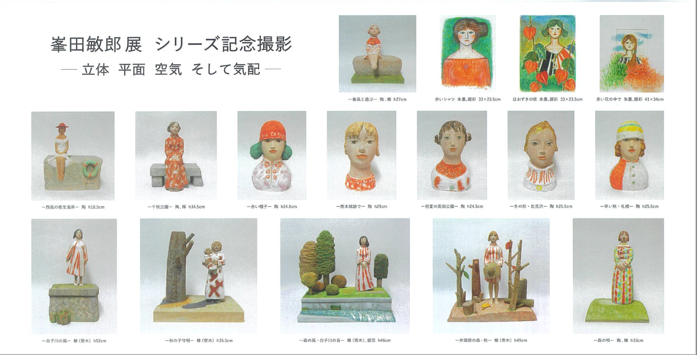 峯田敏朗展　シリーズ記念撮影　−立体　平面　空気　そして気配–　