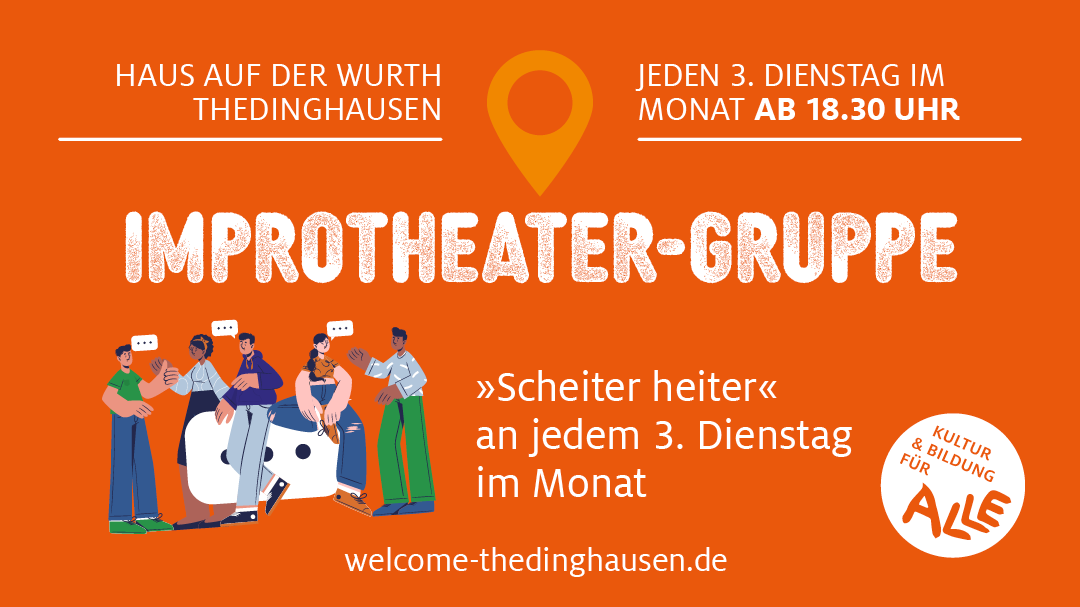 Improtheater-Gruppe am 16. Juni | 18:30 Uhr