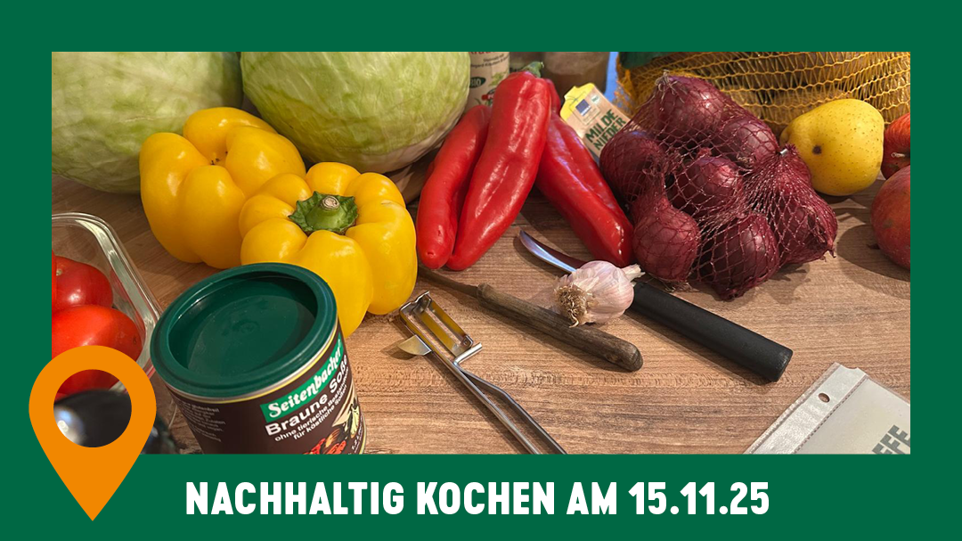 Nachhaltig Kochen am 15. November 25 | 16.00 Uhr