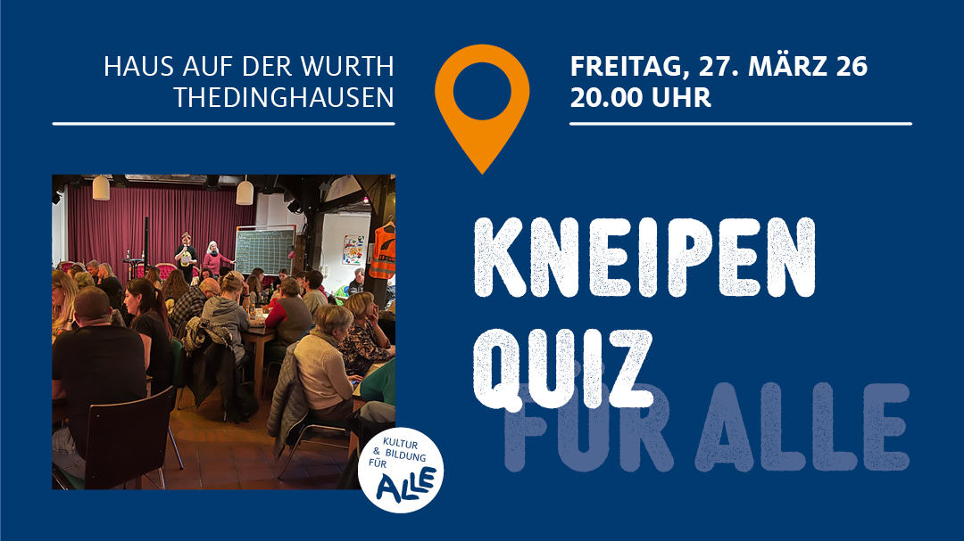 Kneipenquiz am 27. März | 20.00 Uhr