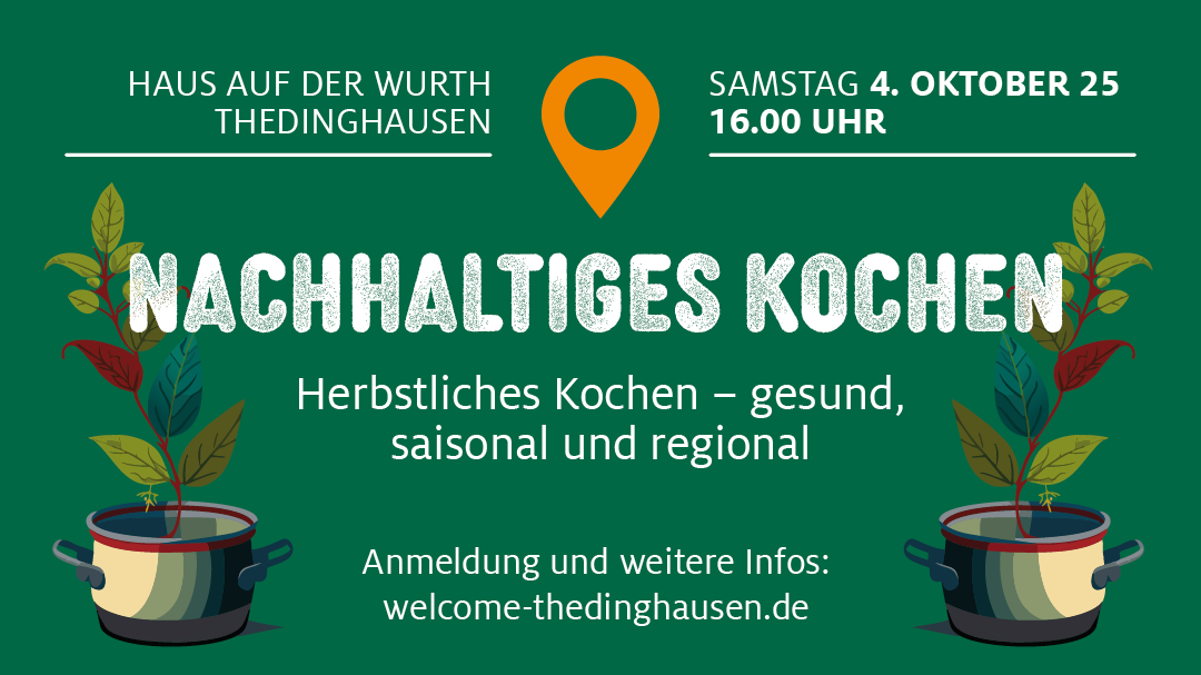 Nachhaltiges Kochen am 4. Oktober | 16 Uhr