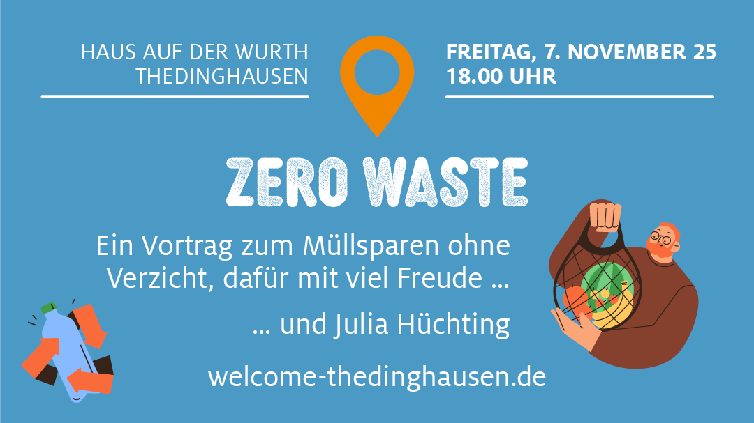 Vortrag "Zero Waste" am 7. November 25 | 18 Uhr
