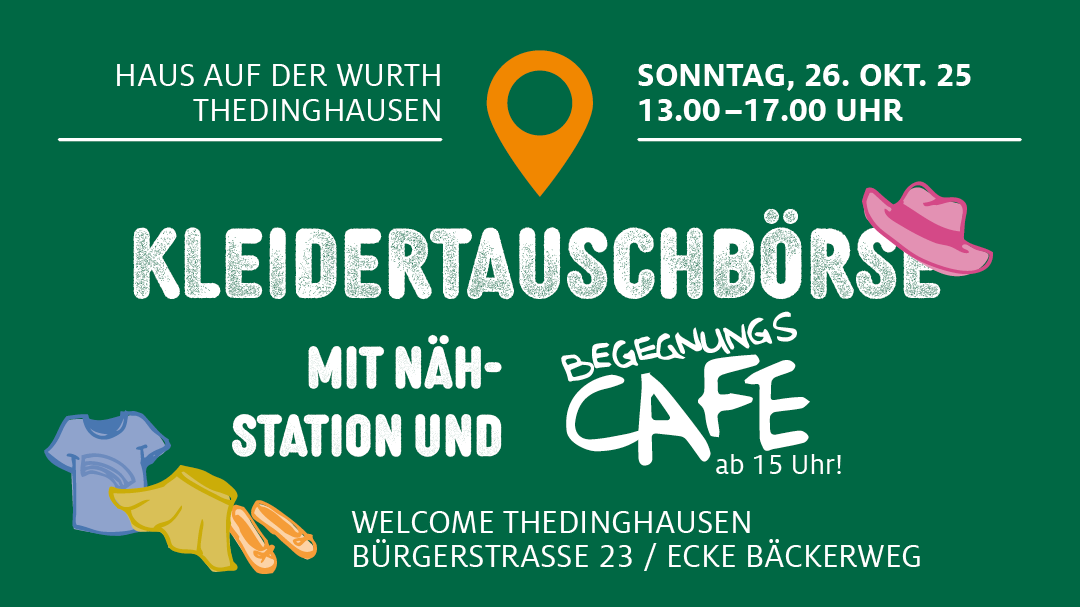 Kleidertauschbörse am 26. Oktober | 13–17 Uhr