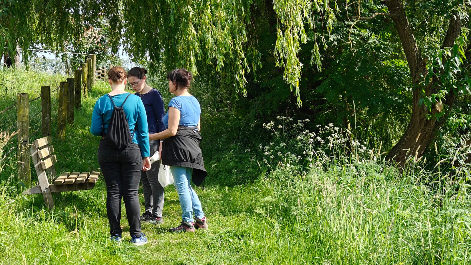 eine der beiden Gruppen hatte eine grüne Strecke