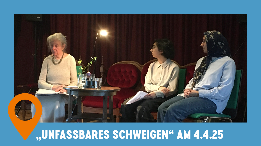 Das unfassbare Schweigen | Lesung am 4. April | 17.30 Uhr