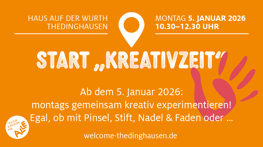 Start "Kreativzeit" am 5. Januar 26 | 10.30–12.30 Uhr